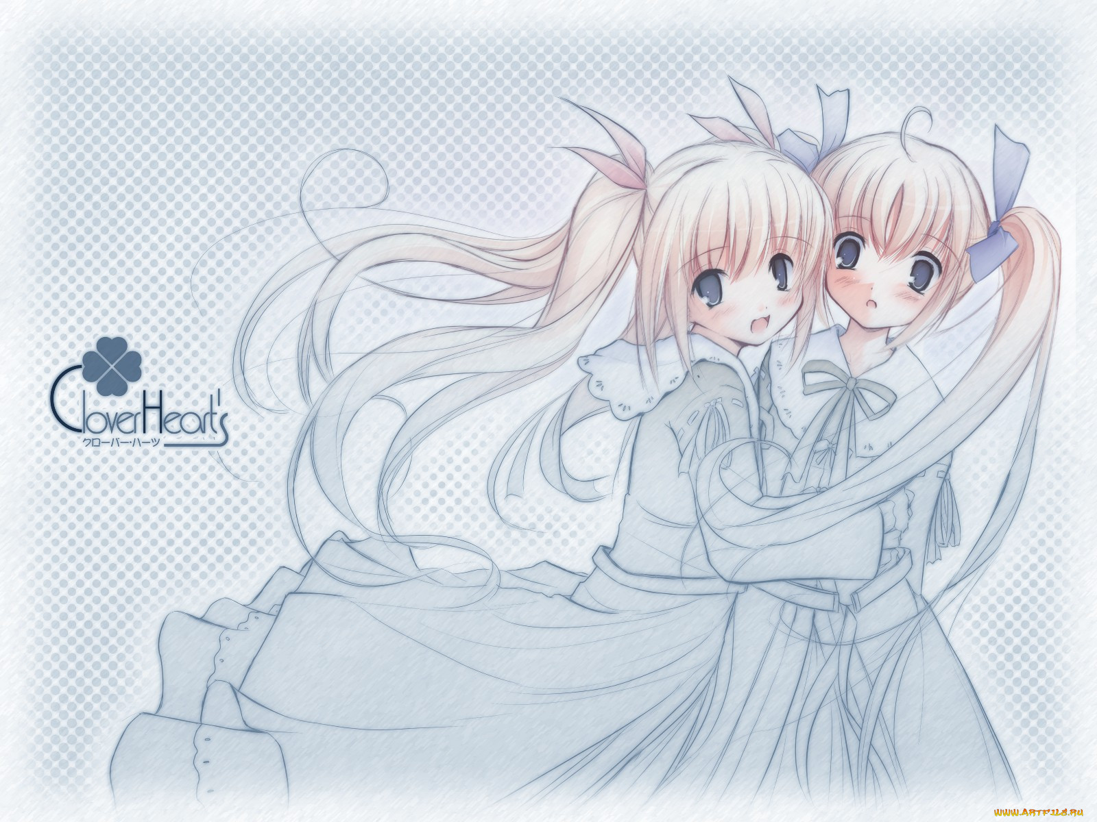, clover, hearts